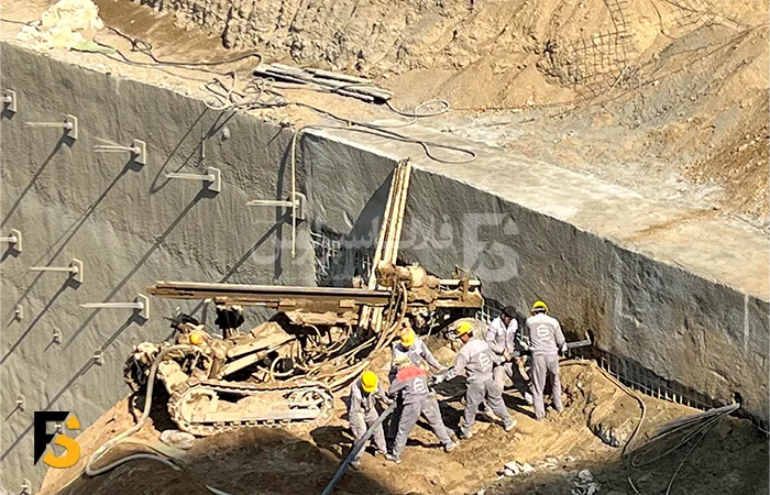 آشنایی با روش پایدارسازی گود به روش نیلینگ و انکراژ شرکت فلات اسپرلوس